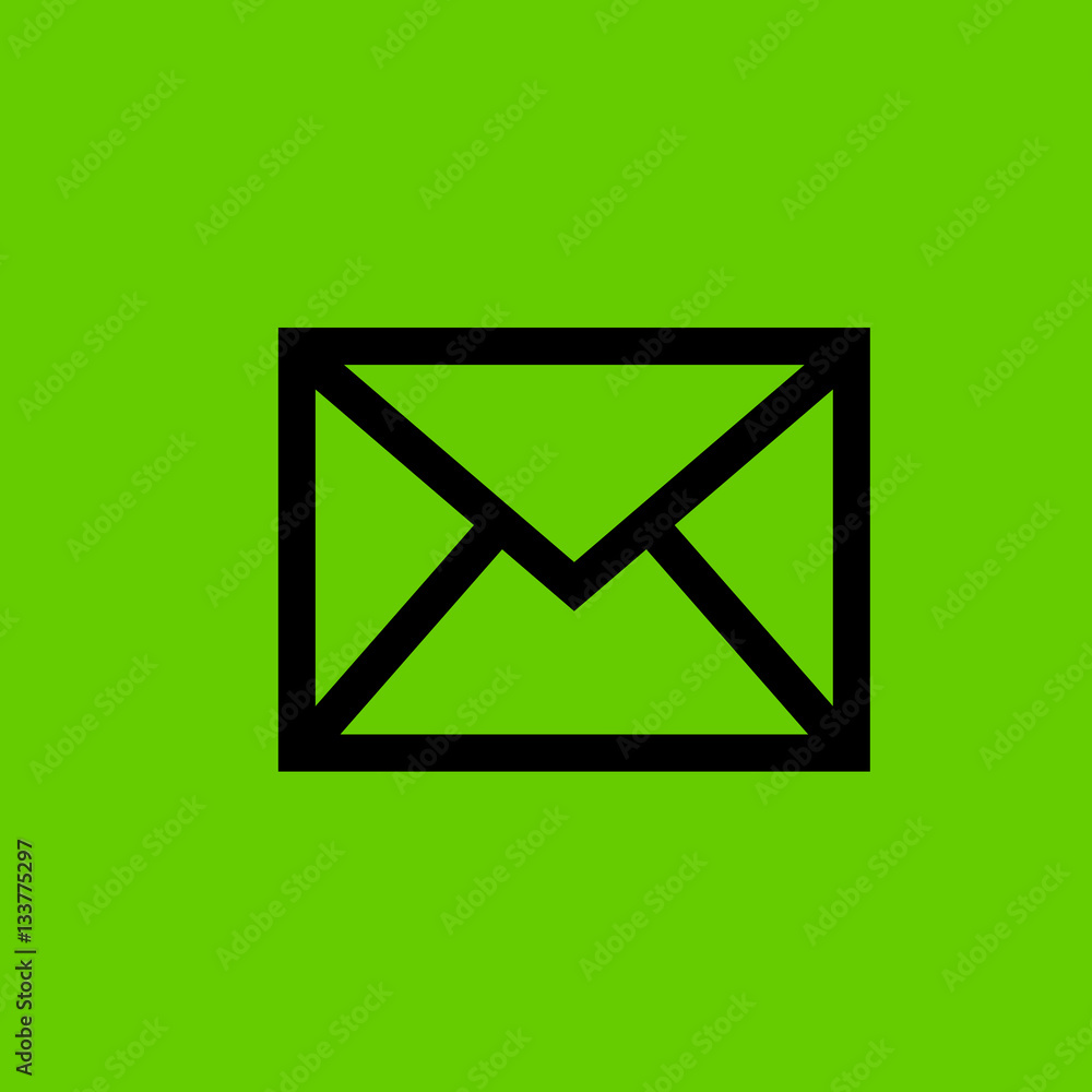 mail icon flat disign mail icon flat disign