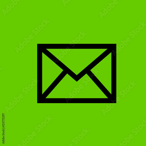 mail icon flat disign