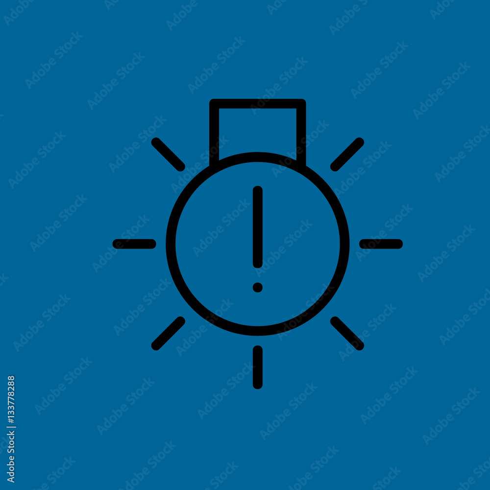 burned lamp symbol icon flat disign burned lamp symbol icon flat disign