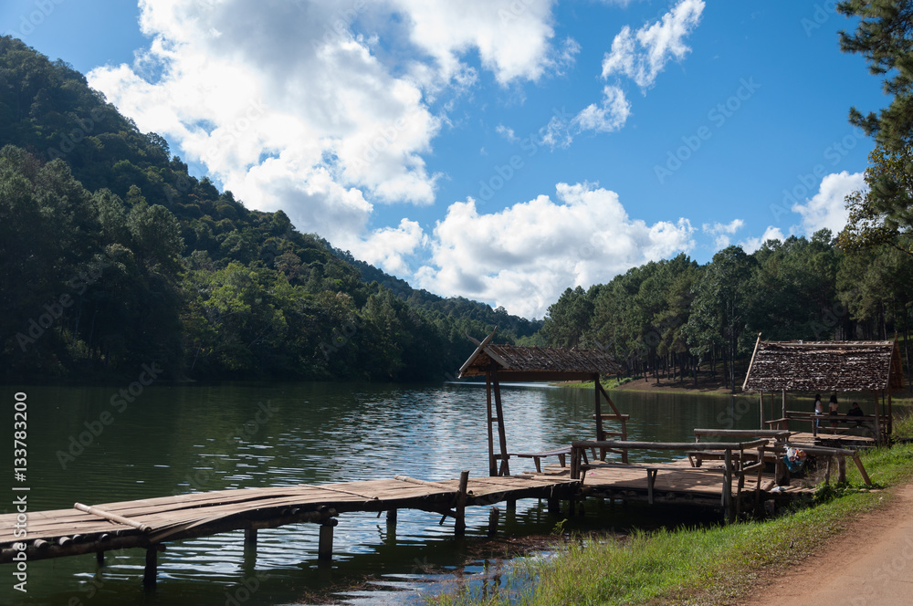Fototapeta premium pang ung,maehongson province,Thailand
