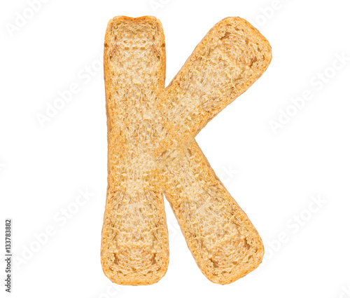 Isolate Bread Alphabet