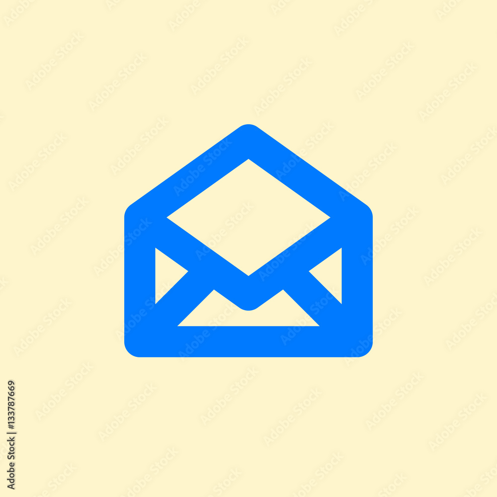 Envelope thick line icon, outline vector sign, linear simple pictogram. Mail message symbol, logo illustration Envelope thick line icon, outline vector sign, linear simple pictogram. Mail message symbol, logo illustration