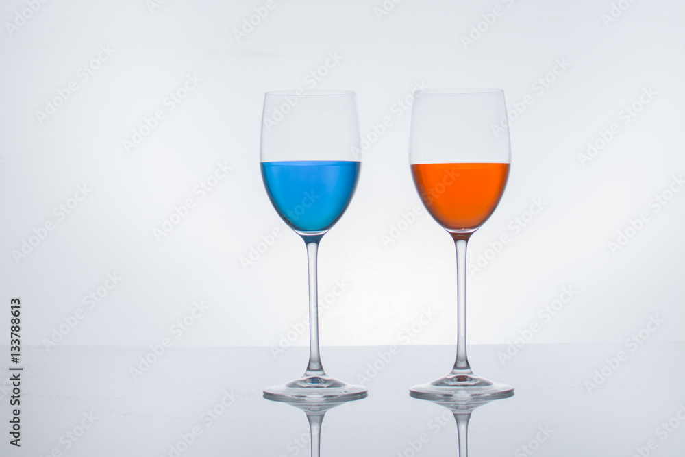  wine glasses