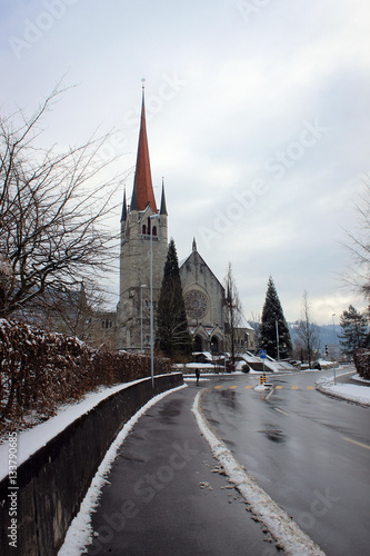 St. Michael church in Zug town, Switzerland