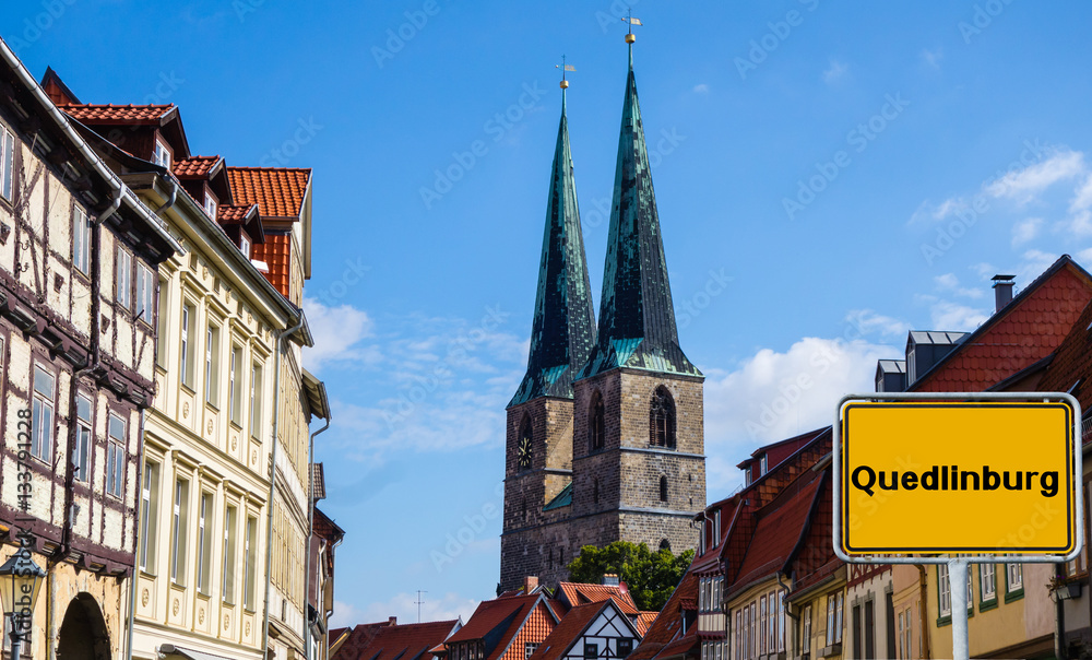 Fototapeta premium Innenstadt Quedlinburg