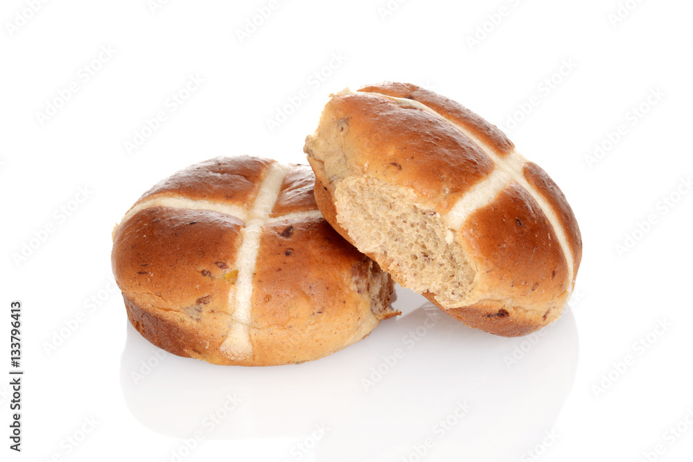 hot cross buns with raisins hot cross buns with raisins