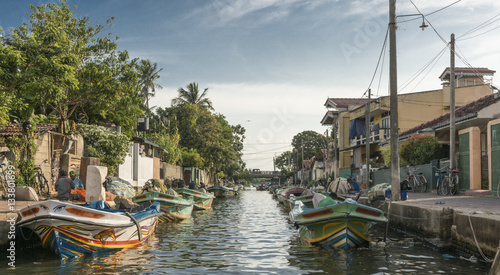 Canvastavla Dutch Canal