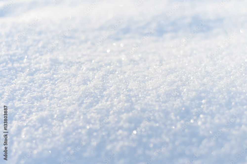 The texture of the snow The texture of the snow
