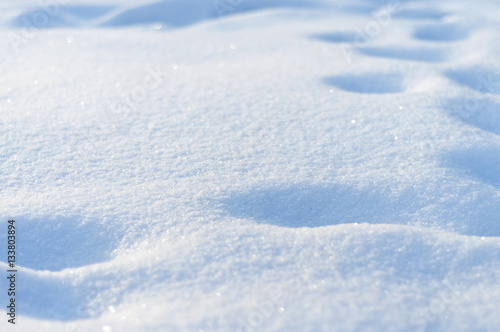 The texture of the snow © Сергей Лабутин