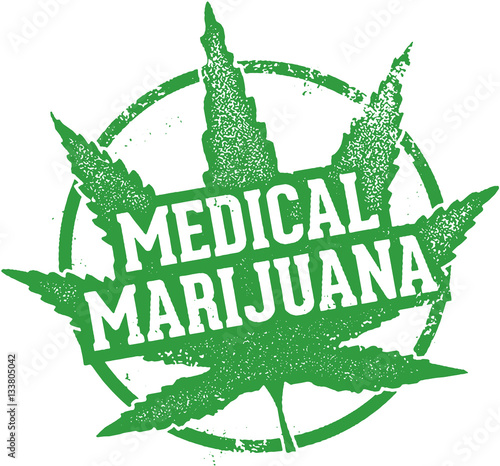 Medical Marijuana Rubber Stamp