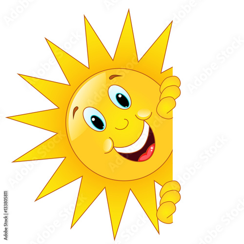 Fröhliche Sonne