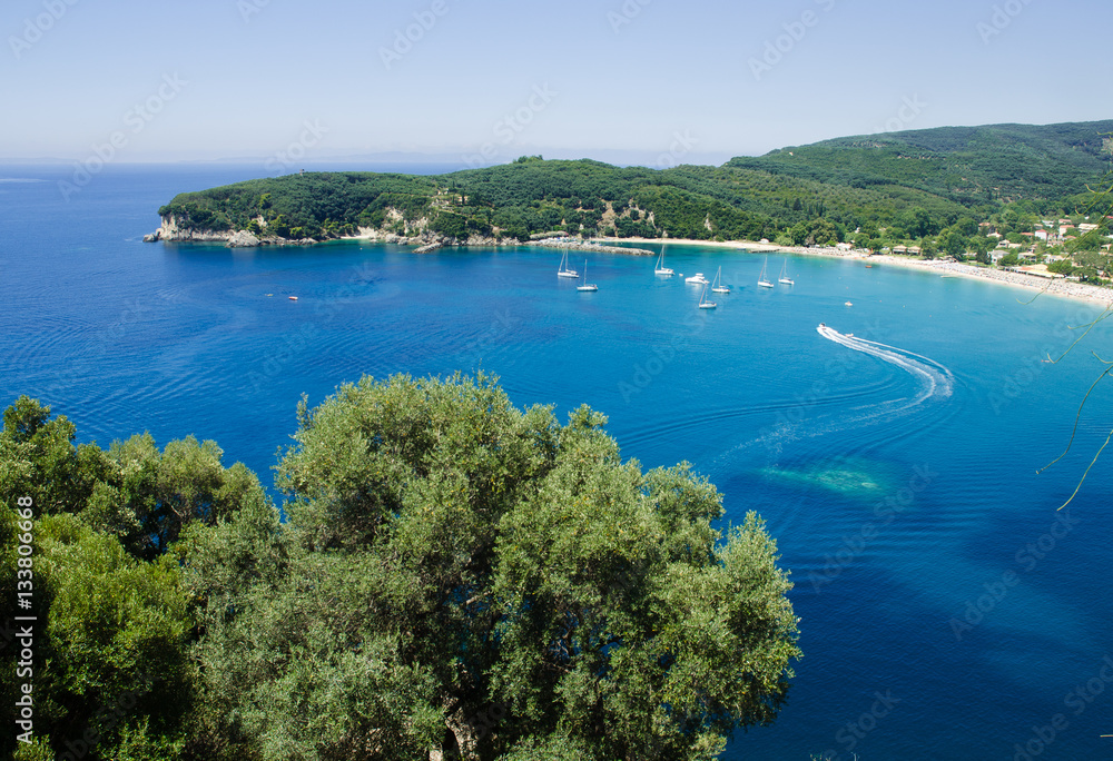 Beautiful view of mediterranean bay