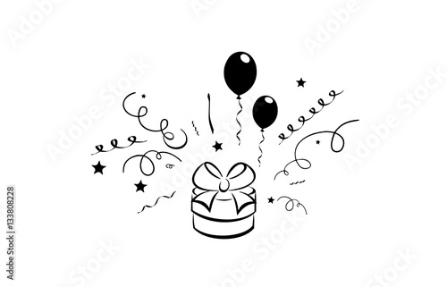 Geschenk Schleife Party