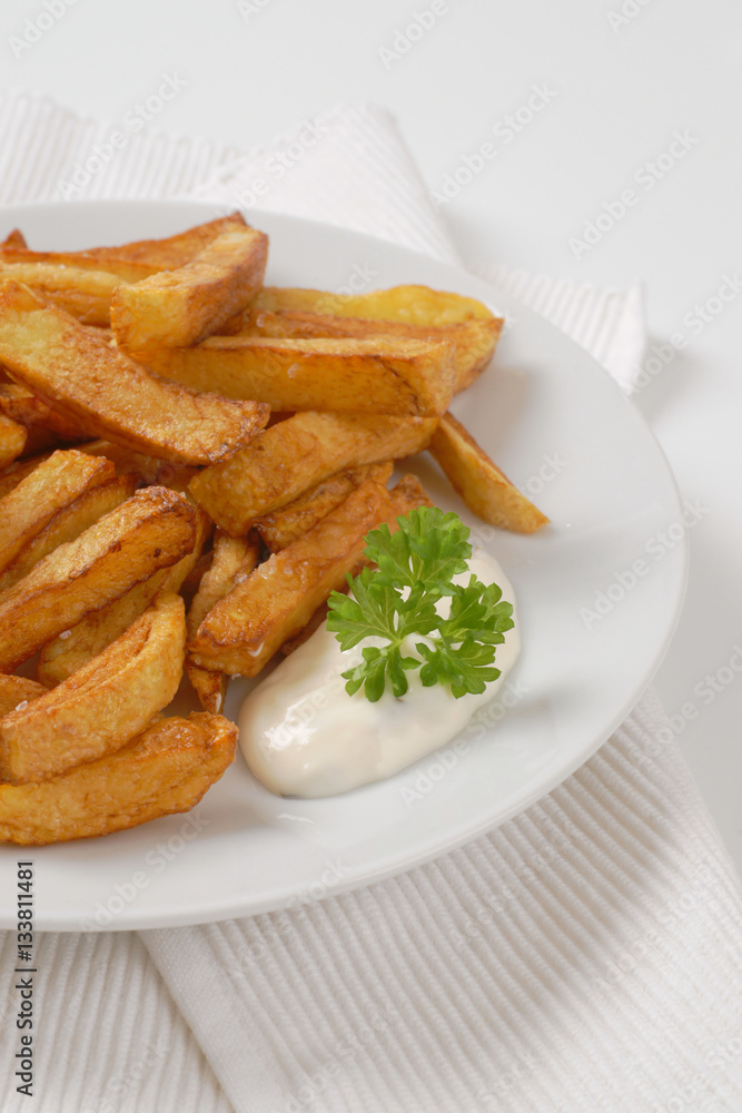 fried chipped potatoes fried chipped potatoes
