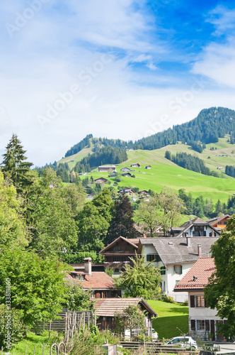 Landscape in the Swiss Alps, Switzerland © Сергей Лабутин