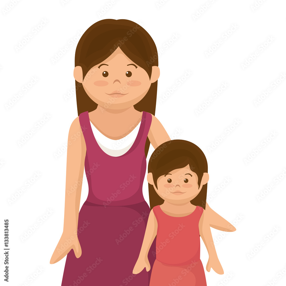 happy family member character vector illustration design happy family member character vector illustration design