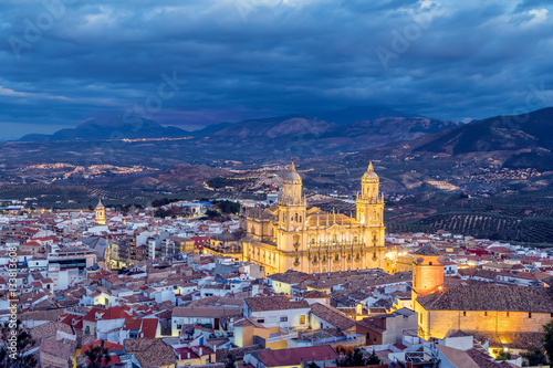 Photos Cityscape of Jaen in the evening, Andalusia, Spain