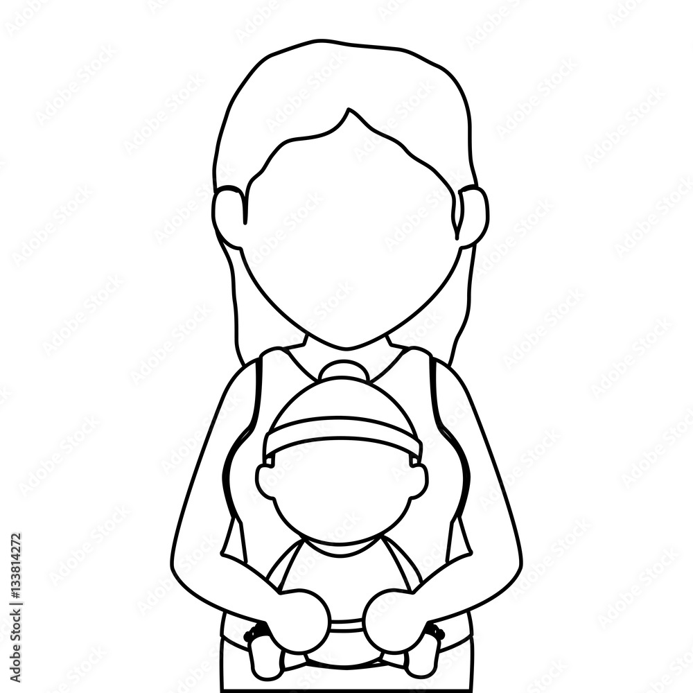 happy family member character vector illustration design happy family member character vector illustration design
