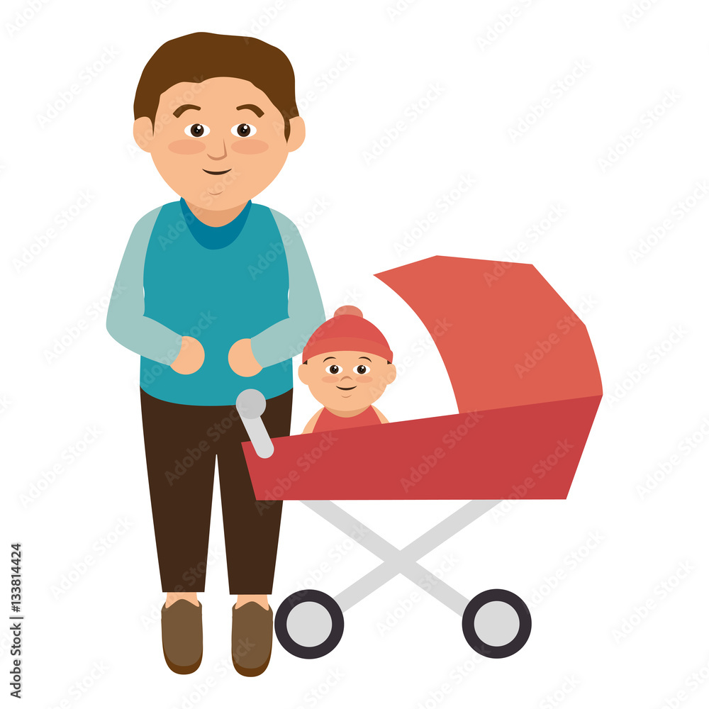 happy family member character vector illustration design happy family member character vector illustration design