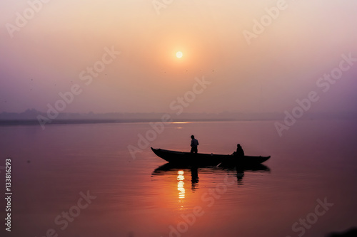 Sunrise at Ganga River