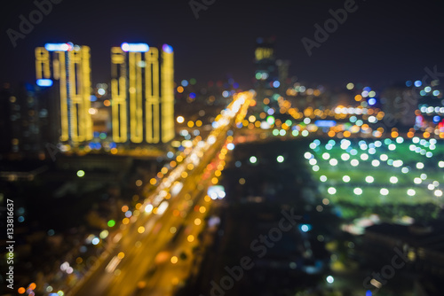 Bokeh of city at night © Hanoi Photography
