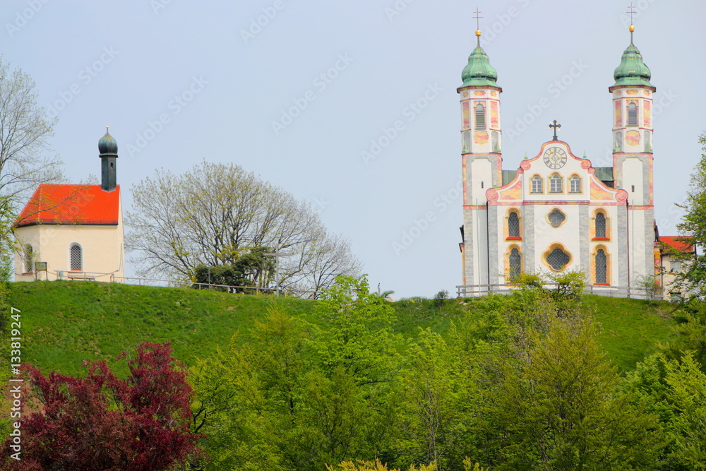 Bad Töltz, Kalvarienbergkirche und Leonhardikapelle