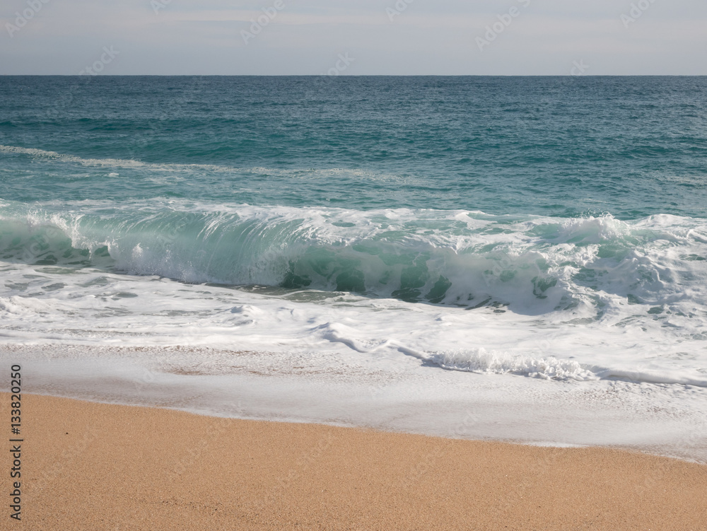 Waves on the beach