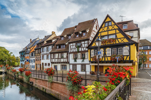 embankment of Lauch River, Colmar, France