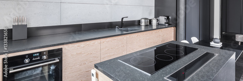 Принти на полотні Kitchen with functional worktop