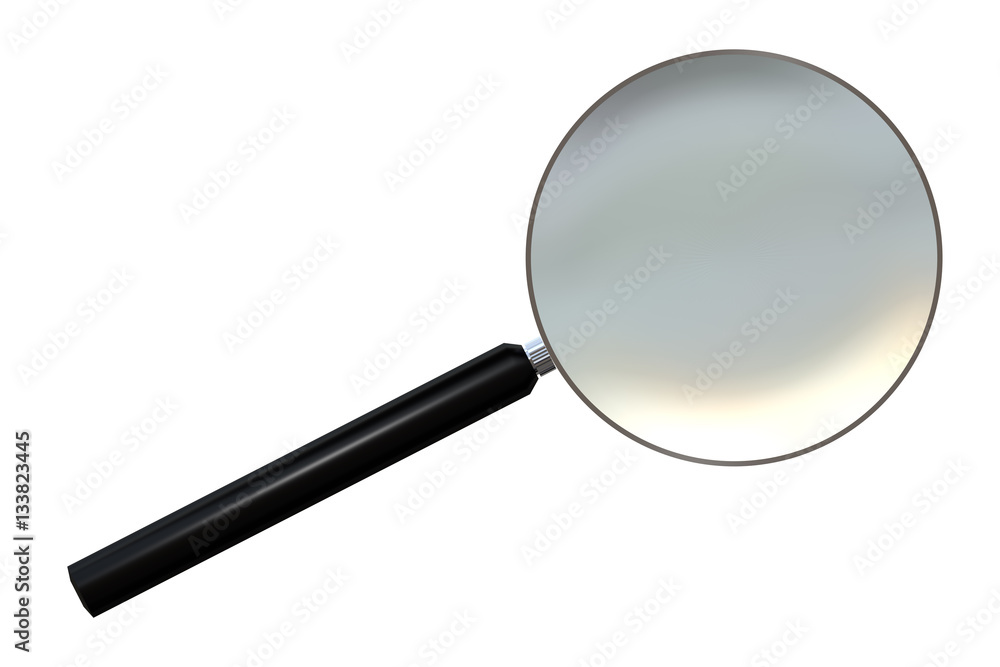 loupe or magnifying glass isolated over white loupe or magnifying glass isolated over white