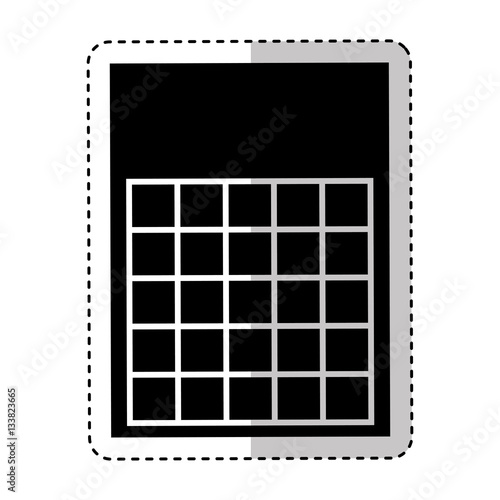 bingo card isolated icon vector illustration design