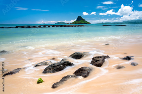 Mokoli'i off the coast of O'ahu, Hawaii