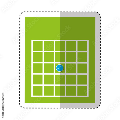 bingo card isolated icon vector illustration design