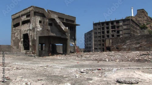 Battleship island in Japan