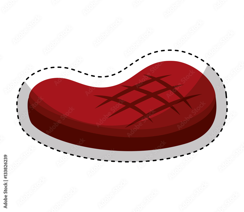 steak meat bbq isolated icon vector illustration design steak meat bbq isolated icon vector illustration design