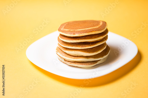 Home fluffy pancakes