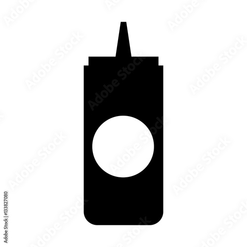 sauce bottle isolated icon vector illustration design