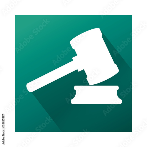 gavel judge isolated icon vector illustration design