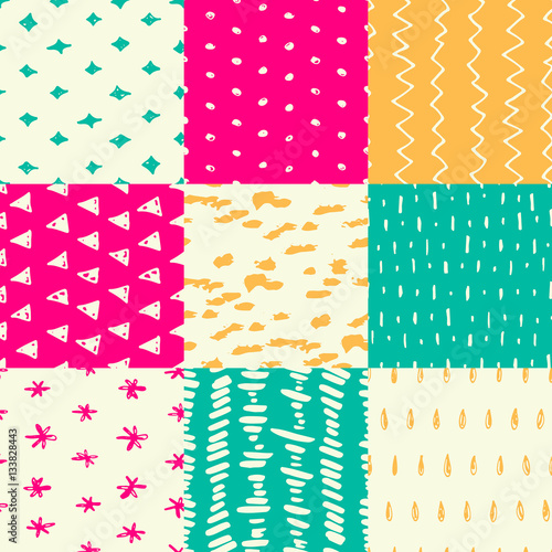 Handdrawn Pattern Set