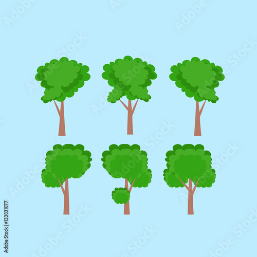 trees set