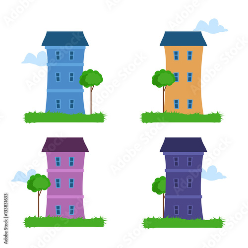 houses set