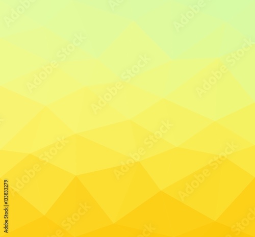 Gold geometric rumpled background. Low poly style gradient illustration. Graphic background.