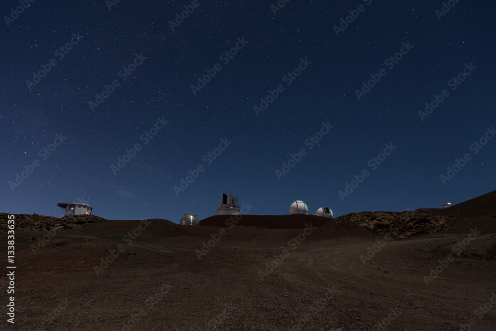 Mauna Kea, Sternwarte, Big Island, Hawaii, USA, Observatorium, Berge