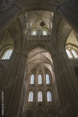 Rouen (France) Central nave of the Notre-Dame Cathedral