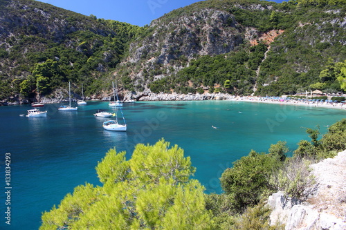 Limnonari beach Skopelos Greece