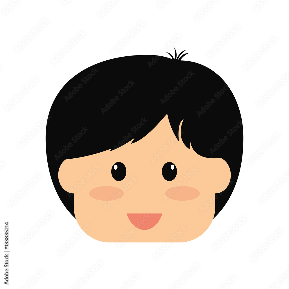 boy child icon image vector illustration design 