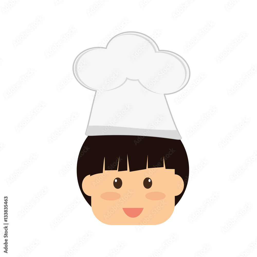boy wearing chef hat child icon image vector illustration design boy wearing chef hat child icon image vector illustration design