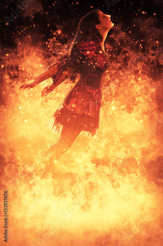 Woman on Fire © Rob Byron
