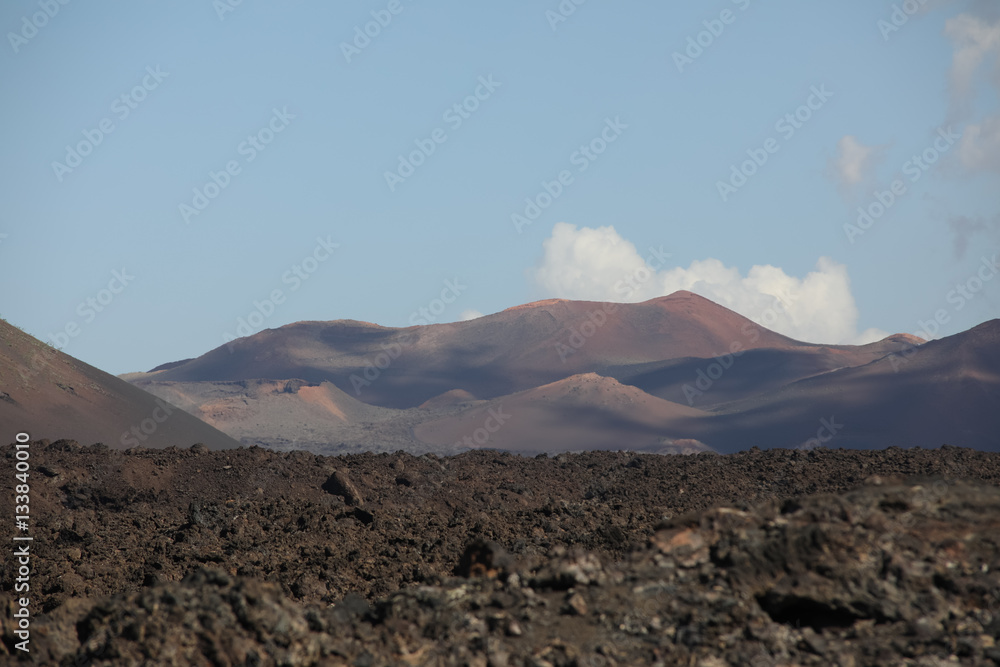 Vulkan landsakap on Lanzarote