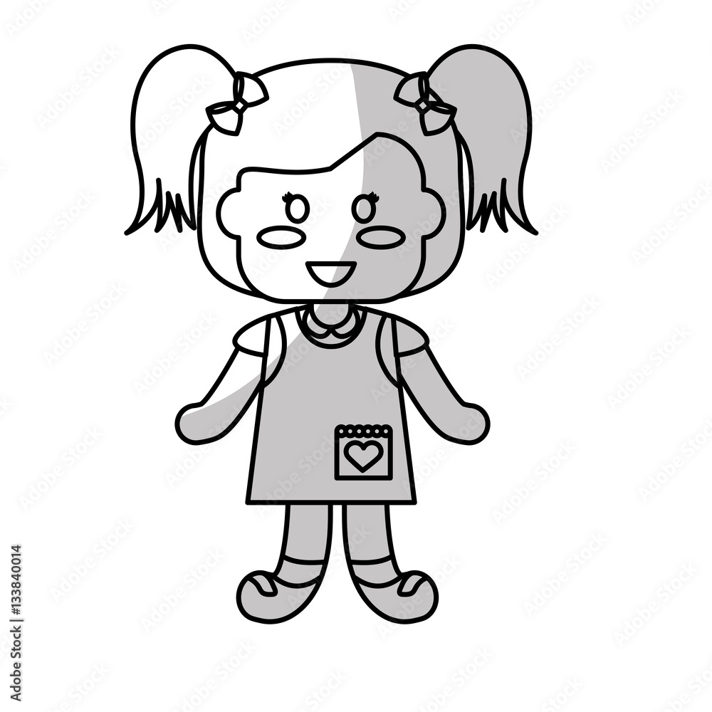girl happy child icon image vector illustration design girl happy child icon image vector illustration design